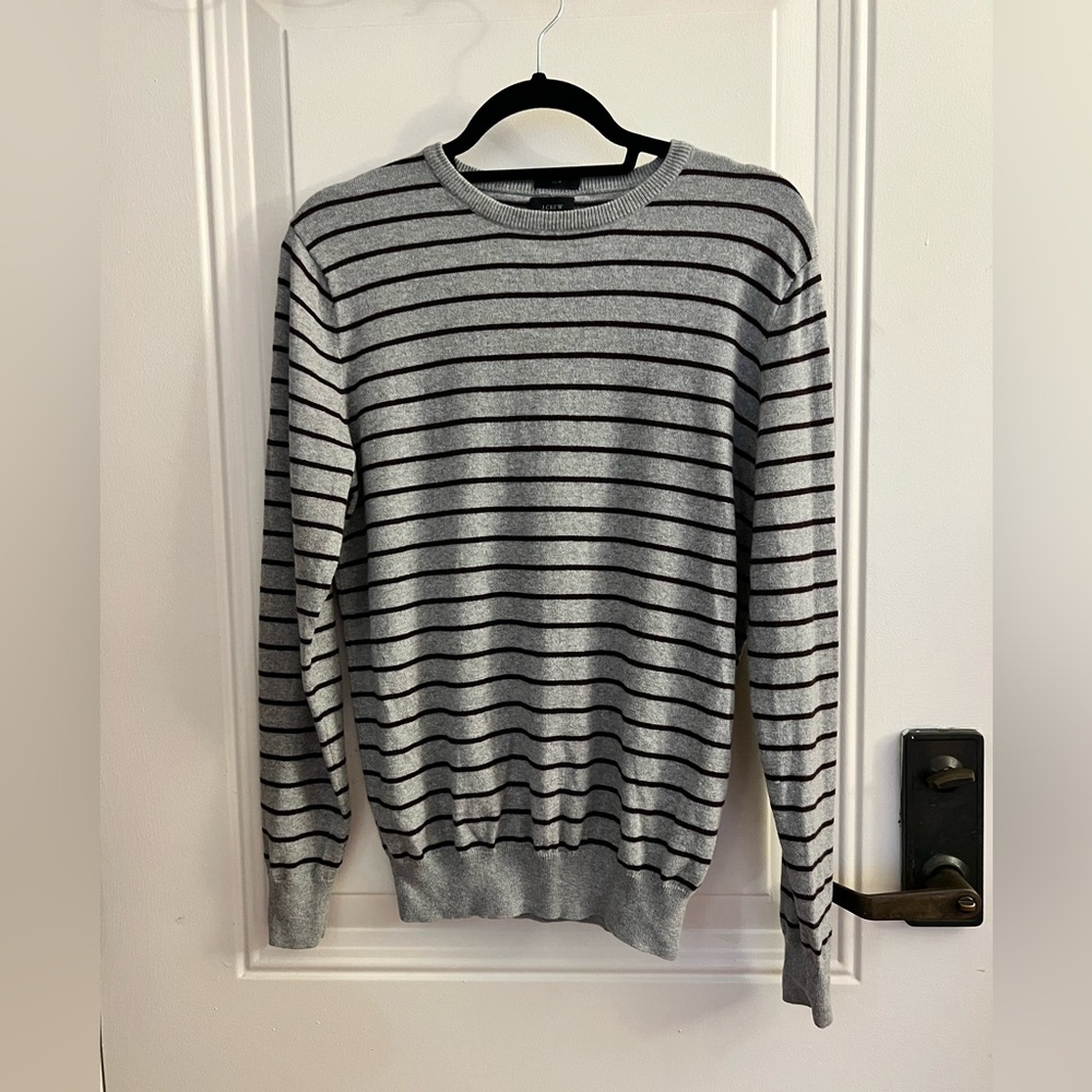 J Crew Slim Fit Striped Sweater